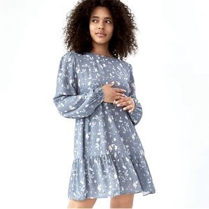 Wilfred Lambrusco Dress in Granite Blue / Light Birch.